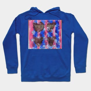 Cat face hidden in patterns Hoodie